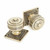 Aged Brass Tewkesbury Square Mortice Knob Set 83860
