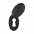 Black Oval Escutcheon & Cover 33254
