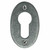 Pewter Oval Euro Escutcheon 33706