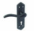 Wentworth Black Antique Iron Lever Lock Door Handles Lever JAB500
