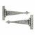 Pewter 9'' Arrow Head T Hinge (pair) 33790