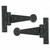 Black 4'' T Hinge (pair) 33986