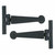 Black 6'' T Hinge (pair) 33987