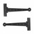 Black 9'' T Hinge (pair) 33988