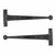 Black 15'' T Hinge (pair) 33990