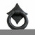 Black Ring Door Knocker 33245