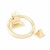 Polished Brass Ring Door Knocker 83836