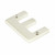 Polished Nickel Letter 'E' 90303E