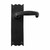 Black Cottage Lever Latch Set 73107