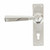 Polished Chrome Straight Lever Lock Set 83830