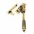 Aged Brass Night Vent Reeded Fastener - Locking 83911