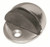 Satin Anodised Aluminium Oval Hooded Floor Door Stop J1185