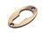 Polished Bronze Oval Euro Escutcheon