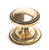 Polished Bronze Art Deco Centre Door Knob