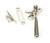 Polished Nickel Locking Newbury Fastener