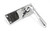Polished Chrome Reeded Lever Latch Set 33307