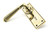 Aged Brass Hinton Lever Lock Set 45310