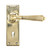 Aged Brass Hinton Lever Lock Set 45310