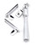 Polished Chrome Night-Vent Locking Hinton Fastener 45345