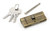 Aged Brass 35/35 5pin Euro Cylinder 45807