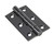 Black 3" Ball Bearing Butt Hinge (Pair) ss 90022