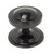 Black Art Deco Centre Door Knob 90070