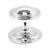 Polished Chrome Art Deco Centre Door Knob 90073