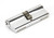 Polished Chrome 40/40 Euro Cylinder 91859