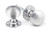 Satin Chrome Heavy Beehive Mortice/Rim Knob Set 91974
