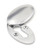 Satin Chrome Oval Escutcheon & Cover 91993