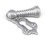 Satin Chrome Beehive Escutcheon 91994