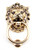 Polished Bronze Lion Head Knocker 91999