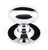 Polished Chrome Oval Cabinet Knob 40mm 92033