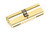 Lacquered Brass 45/45 5pin Euro Cylinder KA 46257