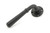 Matt Black Hammered Newbury Lever on Rose Set (Plain Rose) 45651