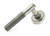 Pewter Brompton Lever on Rose Set (Art Deco Rose) 45680