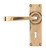 Polished Bronze Avon Lever Lock Set 45787