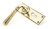 Aged Brass Hammered Newbury Lever Euro Set 46212