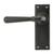 Aged Bronze Hammered Newbury Lever Latch Set 46222