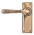 Polished Bronze Hammered Newbury Lever Latch Set 46226