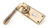 Polished Bronze Hammered Newbury Lever Euro Set 46228