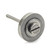 Pewter Round Thumbturn Set (Plain Rose) 45751