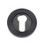 Matt Black Round Euro Escutcheon (Beehive Rose) 49542