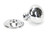 Polished Chrome Hammered Mushroom Cabinet Knob 38mm 46028