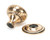 Polished Bronze Hammered Mushroom Cabinet Knob 38mm 46030