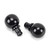 Black Ball Curtain Finial (pair) 49899