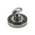 Pewter Round Thumbturn Set (Beehive Rose) 45753