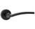 Nero Matt Black Noir Door Handle on Rose Matt Black JMB700