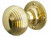 Reeded Mortice Door Knobs 60mm (Pair) Brass JR6MPB