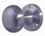 Mushroom Mortice Italian Door Knobs Satin Nickel JV35SN
